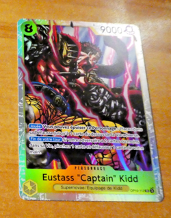 ONE PIECE FRANCAISE CARD GAME HOLO CARTE CARTE KIDD OP10-112 SR FR MINT - Image 1