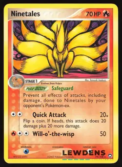 Ninetales - 19/108 - Rare - EX Power Keepers - Pokemon Card - Image 1