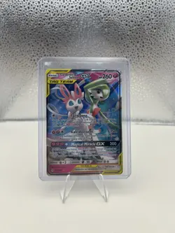 Gardevoir & Sylveon GX 130/214 Sm-Unbroken Bonds Holo Tag Team Pokemon Card NM - Image 1