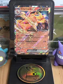 Pokemon Card Charizard ex 006/165 Double Rare Scarlet & Violet 151 Near Mint - Image 1