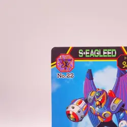 S Eagleed Mega Man X Vintage Bandai Capcom Trading Card TCG Japan No 22 - Image 2