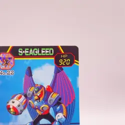 S Eagleed Mega Man X Vintage Bandai Capcom Trading Card TCG Japan No 22 - Image 3