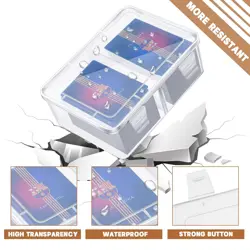 300 Card Storage Box Compatible with Mtg TCG Clear Plastic Trading Card Stora... - Image 2