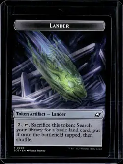 Human Soldier 2 / Lander 8 - Token - EOE - NM - MTG Magic the Gathering - Image 2