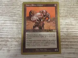 1x Karn, Silver Golem - World Championship Deck WCD - NM/EX - English - MTG - Image 1