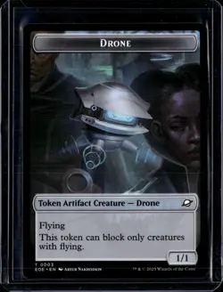 Robot 10 / Lander 7 - Token - EOE - NM - MTG Magic the Gathering - Image 1