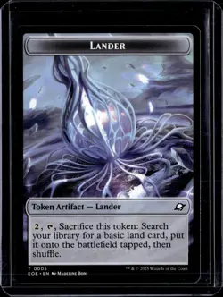 Robot 10 / Lander 7 - Token - EOE - NM - MTG Magic the Gathering - Image 2