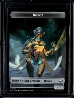 Robot 10 / Lander 7 - Token - EOE - NM - MTG Magic the Gathering - Image 1
