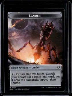 Robot 10 / Lander 7 - Token - EOE - NM - MTG Magic the Gathering - Image 2