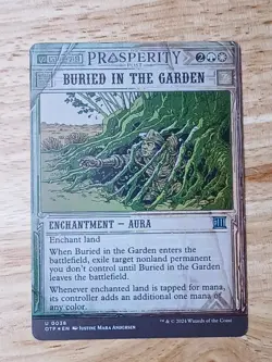 MTG Buried in the Garden OTP Breaking News FOIL NM - Image 1