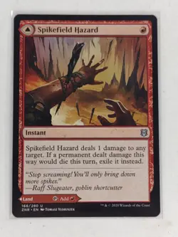 Spikefield Hazard - Zendikar Rising (ZNR) MTG Magic the Gathering - NM+ - Image 1