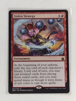 Stolen Strategy - Battlebond (BBD) MTG Magic the Gathering - NM+ - Image 1