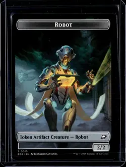 Robot 10 / Lander 5 - Token - EOE - NM - MTG Magic the Gathering - Image 1