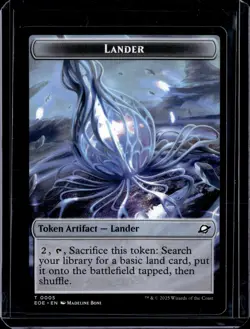 Robot 10 / Lander 5 - Token - EOE - NM - MTG Magic the Gathering - Image 2