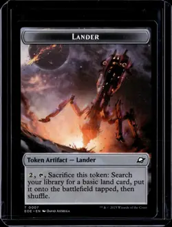 Human Soldier 2 / Lander 7 - Token - EOE - NM - MTG Magic the Gathering - Image 2