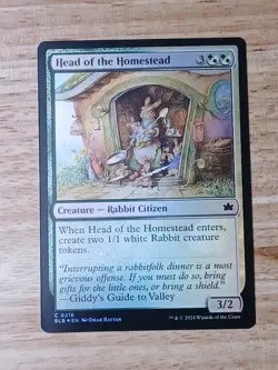MTG Foil Head of the Homestead Bloomburrow NM - Image 1