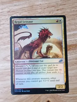 MTG Regal Leosaur FOIL Ikoria: Lair of Behem NM - Image 1