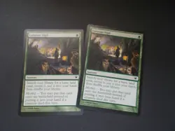 Caravan Vigil x2 MTG Innistrad Green Common Sorcery LP - Image 1