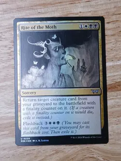 MTG Rite of the Moth DSK Duskmourn FOIL NM - Image 1