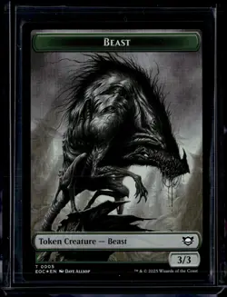 Beast 5 / Insect 4 - Foil - Token - EOE - NM - MTG Magic the Gathering - Image 1