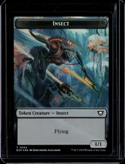 Beast 5 / Insect 4 - Foil - Token - EOE - NM - MTG Magic the Gathering - Image 2