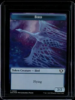 Pest 9 / Bird 3 - Foil - Token - EOE - NM - MTG Magic the Gathering - Image 2
