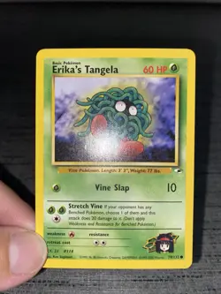 Carte Pokemon Erika’s Tangela 79/132 Gym Heroes Wizard Anglais Occasion - Image 3