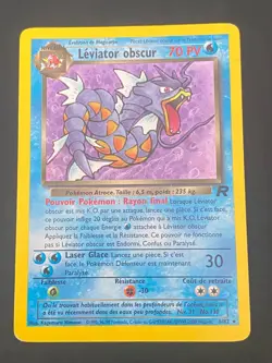 CARTE POKEMON LEVIATOR OBSCUR 8/82 FR HOLO WIZARDS TEAM ROCKET - TBE - Image 1