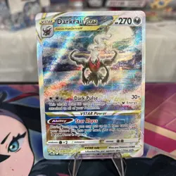 Darkrai VSTAR Crown Zenith: Galarian Gallery Ultra Rare Holo Card GG50/GG70 - Image 1