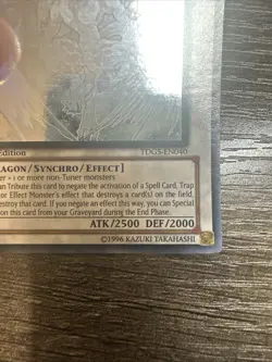 Yugioh Stardust Dragon Ghost Rare TDGS-EN040 The Duelist Genesis 1st Edition E - Image 4