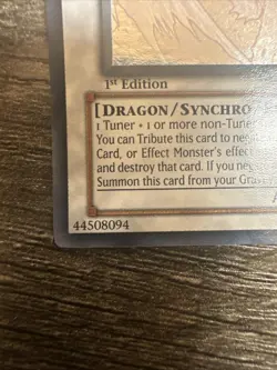 Yugioh Stardust Dragon Ghost Rare TDGS-EN040 The Duelist Genesis 1st Edition E - Image 5