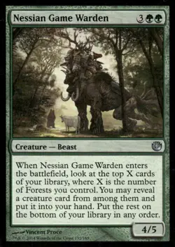 Nessian Game Warden Journey into Nyx MTG Magic the Gathering card - Image 1
