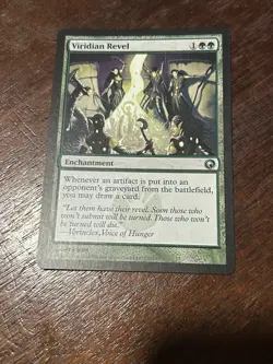 MTG Viridian Revel NM. Scars of Mirrodin Magic the Gathering English - Image 1