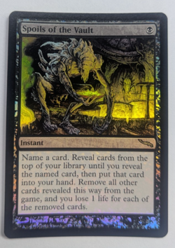 Magic Mtg FOIL Mirrodin Spoils of the Vault near mint - Image 1