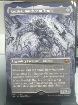 Kozilek, Butcher of Truth (Borderless) Double Masters 2022 Regular, MTG - Image 1