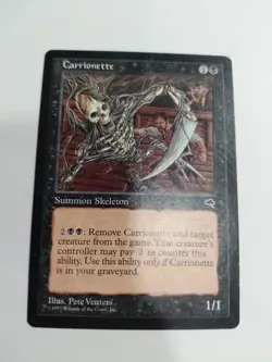 Carrionette Tempest LP/NM Black Rare MAGIC THE GATHERING MTG CARD - Image 1
