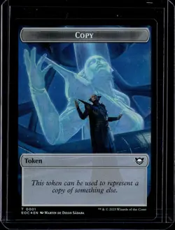 Golem 12 / Copy 1 - Foil - Token - EOE - NM - MTG Magic the Gathering - Image 2