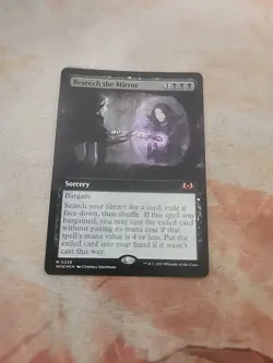 Beseech The Mirror Extended Art Foil Wilds Of Eldraine MTG NM - Image 1