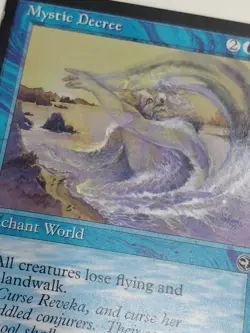 MTG Mystic Decree LP/NM Homelands HML Reserved List Magic Gathering card - Image 2