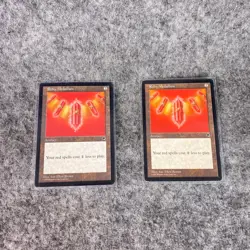 Ruby Medallion Tempest MTG Magic the Gathering Set of 2 - Image 1