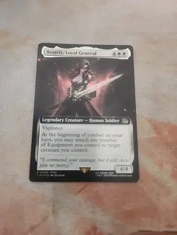 Beatrix, Loyal Guardian Extended Art Foil Final Fantasy MTG LP - Image 1