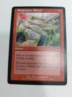 Brightstone Ritual Onslaught Common - MTG Magic the Gathering Card LP/NM - Image 1