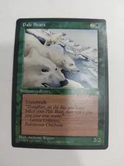 Magic the Gathering ~ MTG ~ 1x Pale Bears ~ ICE AGE ~ LP/NM - Image 1