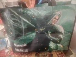 MTG FF Magic the Gathering x Final Fantasy Cloud poster and Sephirot bag - Image 3