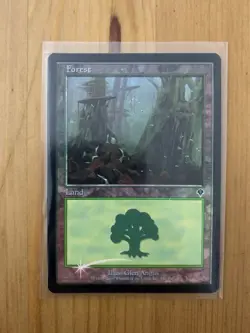Forest - FOIL - 350 Invasion - Magic the Gathering MTG- NEAR MINT - Image 1