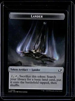 Human Soldier 2 / Lander 4 - Token - EOE - NM - MTG Magic the Gathering - Image 2