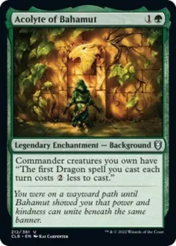 Acolyte of Bahamut - Light Play MTG Commander Legends: Battle for Baldur's Gate - Image 1