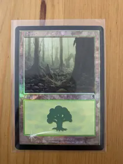 Forest 348 FOIL- Odyssey- Magic the Gathering MTG - NEAR MINT - Image 1