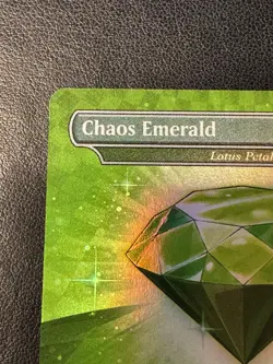 Chaos Emerald (Lotus Petal) Green 7031 Sonic MTG Secret Lair NM - Image 3