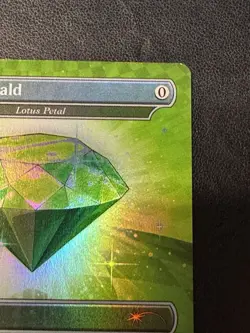Chaos Emerald (Lotus Petal) Green 7031 Sonic MTG Secret Lair NM - Image 4